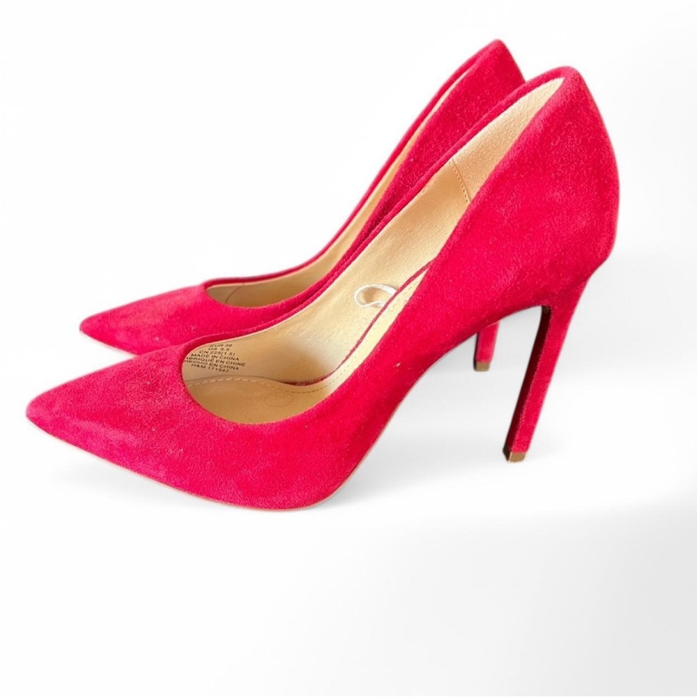 H&M Red Suede stiletto heels